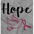 thumbnail image 2 of Breast Cancer Awareness Hope Dove Zip Hoodie Sweatshirt Women Brisco Brands S, 2 of 6
