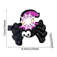 thumbnail image 3 of 10 PCS Halloween Hair Clip Set with Pumpkin Ghost Cat Spider Web, Cute Halloween Hair Accessories for Women, Secure Grip Hairpin for Festive Party Hairstyles All Day Wear, 3 of 8
