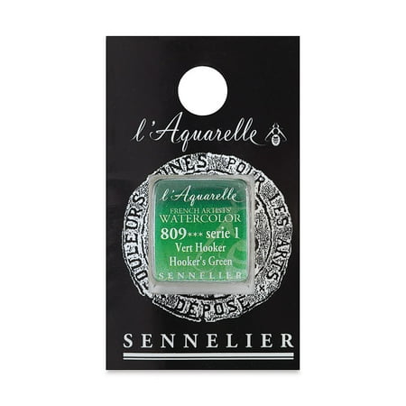 UPC: 3046450114710 | Sennelier French Artists Watercolor – Hooker s Green Half Pan