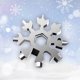 thumbnail image 1 of Copo de nieve de acero inoxidable 18 en 1 Multi-herramienta Feliz Sencillez, 1 of 4