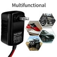 2 Pcs Motorcycle Battery Trickle Charger 12V 1.5A Car Jet Ski Dirt Bike Scooter