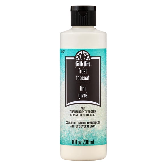 FolkArt Frost Effect Top Coat, Frost, 8 fl oz