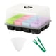 thumbnail image 1 of Kit de inicio de semillas para cultivo de semillas de 12 celdas con cúpula de humedad ajustable y bandeja para plántulas., 1 of 9
