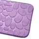 thumbnail image 4 of Injueey Cobblestone Flower Antideslizante Interior Absorbente Lavable Tapete para puerta Alfombra Baño Cocina Alfombra de franela Decoración del hogar morado claro Injueey JJ21303-01, 4 of 6