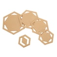 thumbnail image 3 of 5Pcs Acrylic Stencil Template Various Sizes Use Repeatedly Manual Quilting Tools for Household DIY, 3 of 8