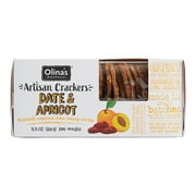 Olina's Date & Apricot Artisan Crackers 3.5 oz. 2 each