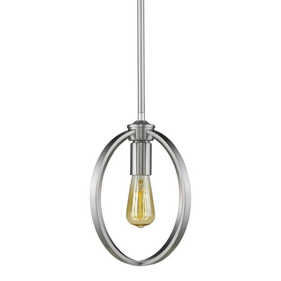 Golden Lighting Colson 1-light Pendant in Pewter