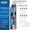 thumbnail image 1 of Oral B Electric Toothbrush Rotation Clean Teeth Adult Teeth Brush DB4010 Electric Tooth Brush With Extra Replacement Heads Toothbrushes, 1 of 5