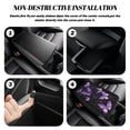 thumbnail image 5 of Yuyamidu Purple Butterfly Armrest Cover for Car Truck Sedan Stylish Auto Center Console Cover Easy to Install Car Center Console Armrest Cushion Accessory with Storage Pockets, 5 of 7