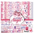 thumbnail image 1 of Inkdotpot Pink Baby Girl Theme Collection Double,Sided Scrapbook Paper Kit Cardstock 12"x12" Card Making Paper Pack Of With Sticker Sheet - 16 Pages - Baby Pink, 1 of 4