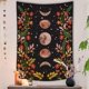 thumbnail image 1 of Tapiz de poliéster estrellado con estampado de flores para colgar en la pared, suministros de decoración de pared para el hogar, 130x150 CM seitruly HA7125-03B, 1 of 6