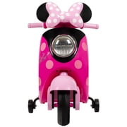 Huffy 6V Disney Minnie Mouse Euro Scooter Ride-On with Lights and Sounds, Ages 3-5