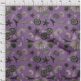 thumbnail image 4 of oneOone Velvet Medium Purple Fabric Sea Diy Clothing Quilting Fabric Print Fabric By Yard 58 Inch Wide, 4 of 4