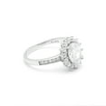 thumbnail image 3 of Sherry Lynn Engagement Ring Sterling Silver Oval Cz Womens Ginger Lyne Collection, 3 of 5