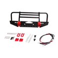 thumbnail image 2 of Parachoques Delantero de 2 Luces LED para 1:10 RC Crawler Axial Scx10 CUTICAT Parachoques delantero para coche RC, 2 of 8