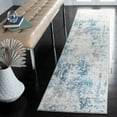thumbnail image 3 of SAFAVIEH Tulum Kelsang Abstract Runner, 2' x 9', Ivory/Blue, 3 of 8