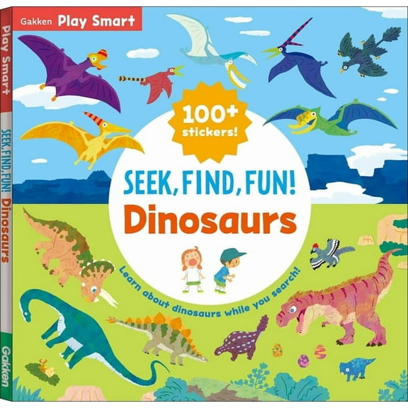 Play Smart Seek, Find, Fun! Dinosaurs, (Paperback)