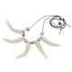 thumbnail image 5 of Indio jefe marfil collar cadena gargantilla cosplay boda joyería suministros jinwen Collar colgante de encantos, 5 of 7