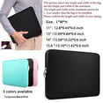 thumbnail image 5 of Laptop Sleeve case 11"-15.6", Durable Shockproof Protective Laptop Case Cover Flip Briefcase Carrying Bag Case, Laptop Sleeve Computer Bag Sleeve for Laptop Notebook, 5 of 5