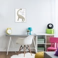 thumbnail image 3 of Stupell Industries Contemporary You Are Kind Dinosaur White Framed Giclee Art, 11 x 14, by Elizabeth Tyndall, 3 of 8