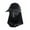 Black, variant on Visor Hat for Outdoor Activities with Comfortable Sun Shield and Solid Color Design Ideal for All Seasons in Visors Category, Black