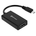 thumbnail image 1 of Adaptador Micro USB a HDMI MHL HD MHL HDTV con cable de 20 cm para teléfonos inteligentes y tabletas (negro), 1 of 3