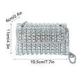 thumbnail image 2 of Bolso de Cena para Mujer 2024 | Bolso de Hombro Pequeño con Incrustaciones de Diamantes | Bolso de Noche de Alta Gama con Pedrería | Clutch de Vino Bajo El Brazo | Elegante Bolso de Fiesta | Accesori, 2 of 6