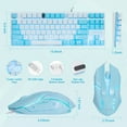 thumbnail image 5 of CHONCHOW Gaming Keyboard and Mouse , 87 Keys TKL Wired Keyboard,3200 DPI Programmable Gaming Mouse, LED Backlit for PS5, PS4, PC, Mac - Ergonomic Design, 5 of 6