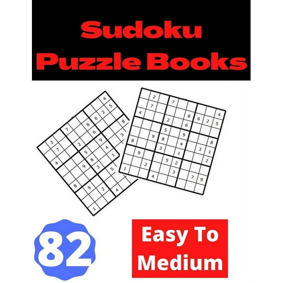 Sudoku Puzzle Books Easy To Medium: Best sudoku going from easy to medium.