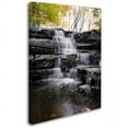 thumbnail image 2 of Trademark Fine Art "Waterfall at Lake View" Canvas Art by Kurt Shaffer, 2 of 3