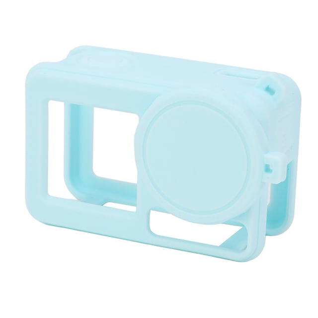 Anti Collision Silicone Camera Cover for Action 5 Pro, Dust Proof Flexible and Elastic Soft Silicone Case with Stylish Design, Convenient Hanging Rope Hole Position for Easy