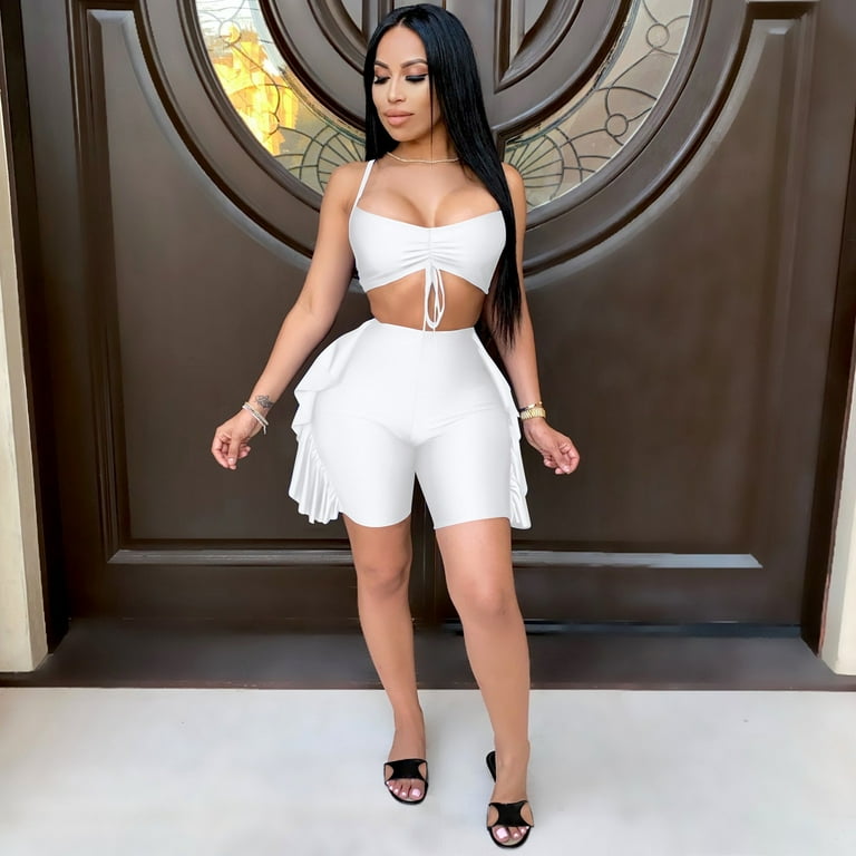 Women's shop suspender shorts
