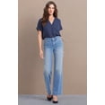 thumbnail image 2 of NYDJ Teresa - Pantalones de Mezclilla de Pierna Ancha para Mujer, Elegantes Pantalones de Mezclilla para Mujer, perfectos para Cualquier clóset, Azul, 38, 2 of 7