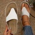 thumbnail image 3 of Sandals for Women Nilvkv Women's Fashion Versatile Vacation Sandals Three Flower Toe Toe Beach Flip-flops Casual Comfort Walking Flat Sandals Summer Outdoor Beach Sandals, 3 of 7