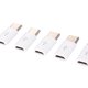 thumbnail image 4 of Moyic 10 piezas Universal tipo C macho a Micro USB hembra adaptador compatible con sincronización de datos convertidor de carga USB-C Teléfono y Comunicación blanco 10 piezas, 4 of 5