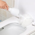 thumbnail image 6 of 4 Pcs Toilet Brush,Happon White Soft Swab Toilet Mops for Bathroom Toilet,Soft Toilet Bowl Brushes with Long Handles,Toilet Cleaning Wand Toilet Scrubber Bathroom Accessories, 6 of 7