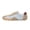 Blue, variant on Willtoo Women's Retro Sneakers Round Toe Lace-Up Low-Top Casual Shoes Faux Suede Non Slip Sole Fashion Walking Tennis Shoes