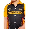 thumbnail image 3 of Monster Jam Digatron Toddler Boys Button Shirt with Short Sleeves, Sizes 12M-5T, 3 of 8