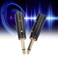 thumbnail image 4 of Adaptador de audio chapado en oro convertidor de enchufe de audio Adaptador mono Anti oxidación para micrófonos para reproductores ANGGREK Otros, 4 of 8