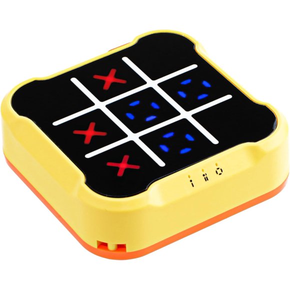 shiyou-Electronic Tic Tac Toe Game, Handheld Puzzle Game Console Portable Electronic Travel Games for Educational and Memory Growth Fidget Toys Board Games for Kids Adults