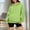 Green, variant on Pullovers for Women Hoodies Women Long Sleeve Solid Color Pleated Front Pocket Casual Sweatshirt Oversized Fall Winter Comfortable Party Workout Fashion Top (White)