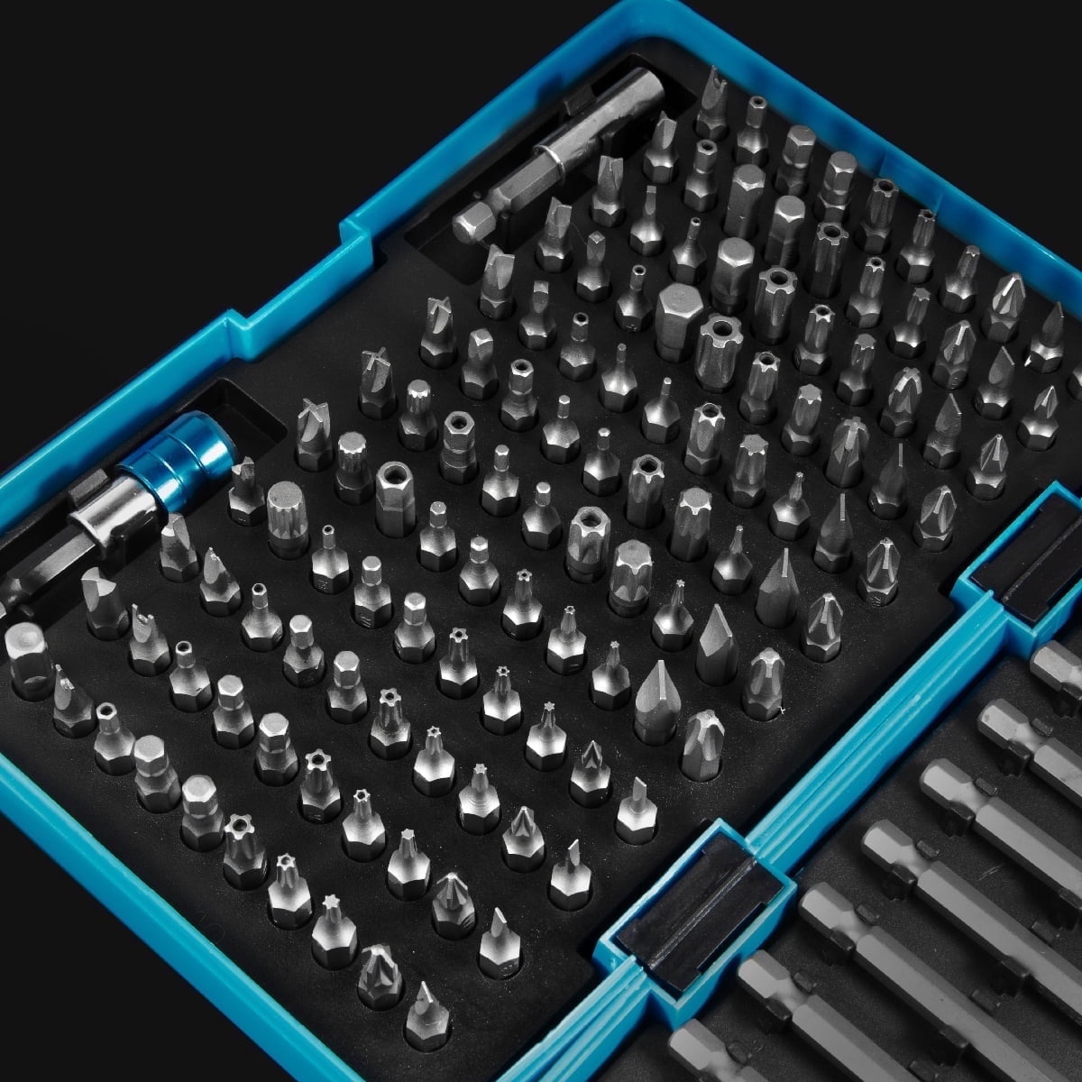 Stark USA 148PC Master Security Bit Set, Phillips, Robertson, Tamper, Hex & Torx Bits, Specialty Bits, and More – Bit Set Includes Bit Holder/Coupler For Maximum Versatility