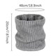 thumbnail image 3 of Bufanda de punto para el cuello, 2 piezas, calentador de cuello de invierno, polaina para el cuello diseñada meticulosamente, 3 of 8