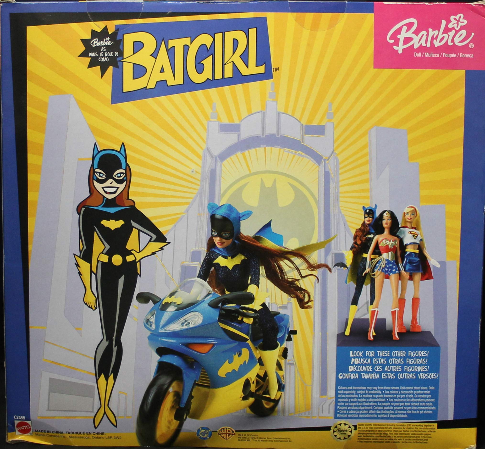Year 2003 Super Hero 30cm Doll Set - Barbie as 【ブロンズ 