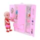 thumbnail image 2 of armoire + Accessoires Vtements Juego De 30 Piezas, Accesorios para Muñecas Barbie, Caja De Almacenamiento De Armario De Pvc, 2 of 4