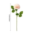 thumbnail image 3 of Artificial Chrysanthemum Flower, Realistic Faux Floral Stem, Fall Harvest Thanksgiving Decor, Wedding Party Bouquet, Holiday Table Centerpiece Photography Decoration, 3 of 6