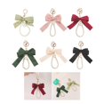 thumbnail image 2 of Osdhezcn Pearl Chain Keychain with Ribbon Bowknot Stylish Key Accessory Bag Decoration, 2 of 17
