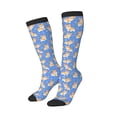 thumbnail image 2 of Fotbe Kawaii Corgi print Women's Men's Novelty Crew Socks Cotton Socks Knee High Socks for Walking,Running,Nurses,Pregnancy, 2 of 9
