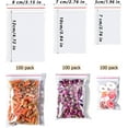 thumbnail image 2 of 300 Pzas Bolsas Ziplock Transparentes con Línea Roja, Bolsas de Polietileno con Cierre Resellables Bolsas con Sello de Agarre, Bolsas de Plástico Bolsas Pequeñas de Plástico con Cierre Mini Bolsas Zi, 2 of 7