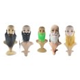 thumbnail image 1 of 5 piezas de barbas postizas, bigotes, barbas de Halloween para adultos y niños, 1 of 5